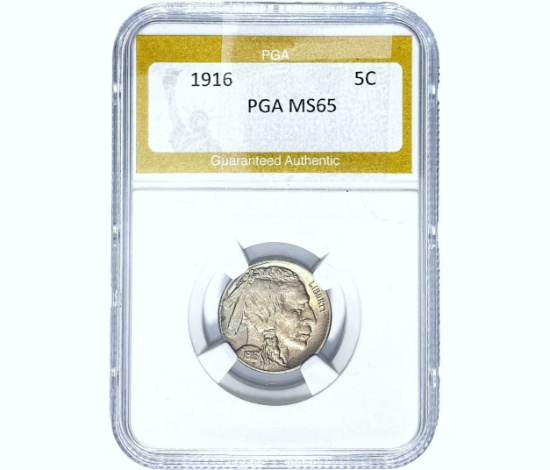 1916 Buffalo Nickel PGA MS65