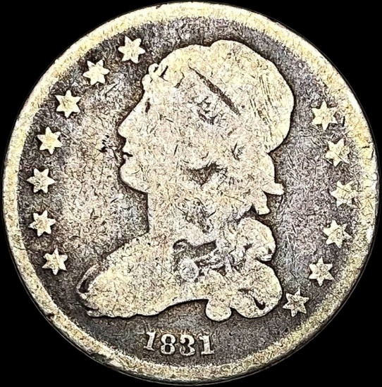 1831 Silver Capped Bust Quarter NICELY CIRCULATED