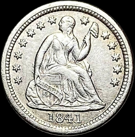 1841-O Silver Half Dime CLOSELY UNCIRCULATED