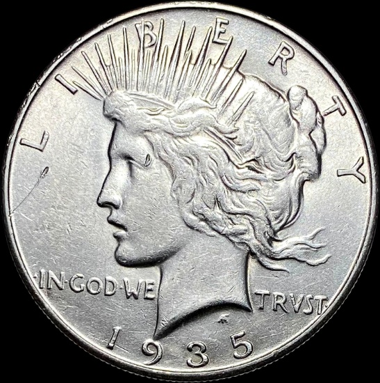 1935-S Silver Peace Dollar UNCIRCULATED