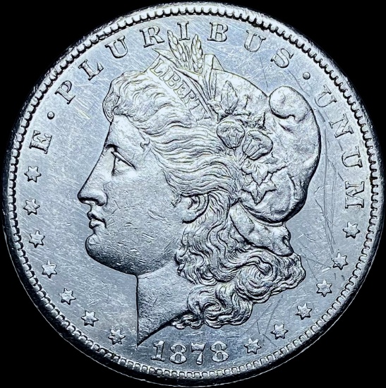 1878-CC Silver Morgan Dollar CHOICE AU