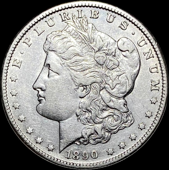 1890-CC Silver Morgan Dollar NEARLY UNCIRCULATED
