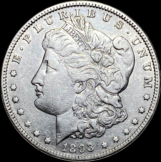 1893-S Silver Morgan Dollar CLOSELY UNCIRCULATED