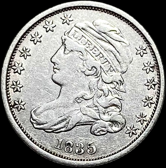 1835 Capped Bust Dime CLOSELY UNCIRCULATED
