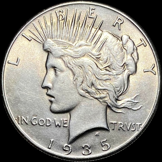 1935-S Silver Peace Dollar UNCIRCULATED