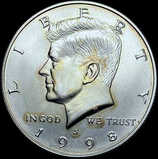 1998-S Kennedy Half Dollar GEM BU