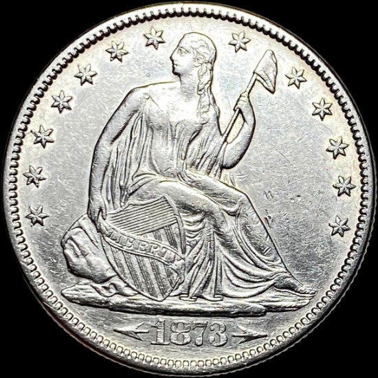 1873 Arrows Seated Liberty Half Dollar UNCIRCULATED