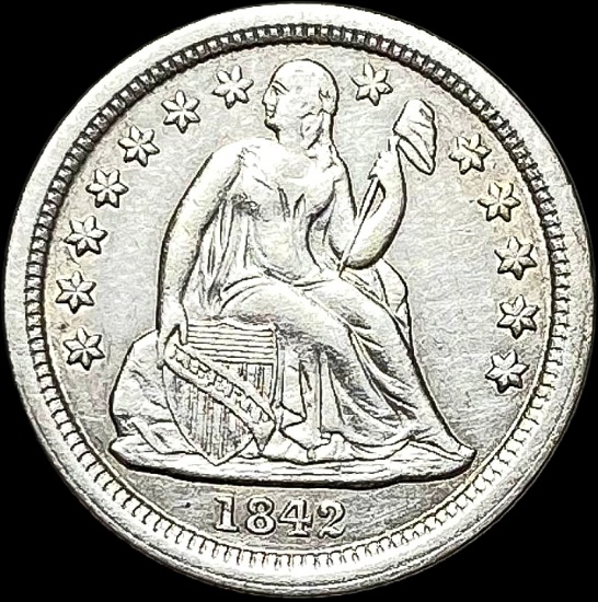 1842 Seated Liberty Dime UNCIRCULATED