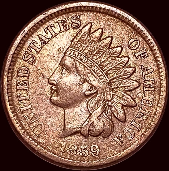 1859 Indian Head Cent CLOSELY UNCIRCULATED