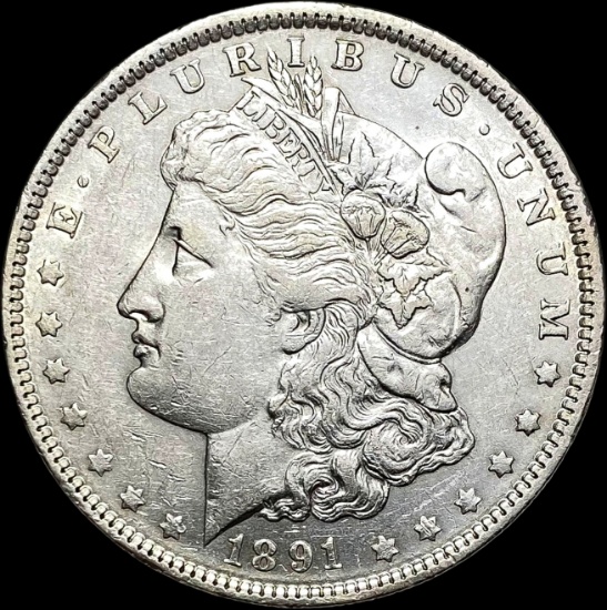 1891-O Silver Morgan Dollar CLOSELY UNCIRCULATED