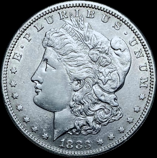 1883-S Silver Morgan Dollar CHOICE AU