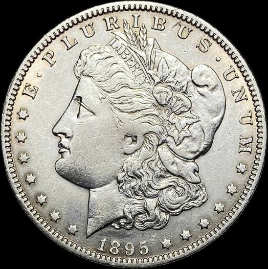 1895 Morgan Silver Dollar CLOSELY UNCIRCULATED