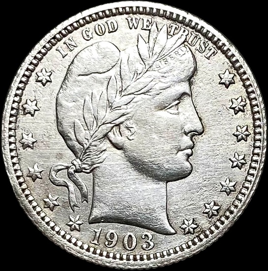 1903-O Silver Barber Quarter CLOSELY UNCIRCULATED