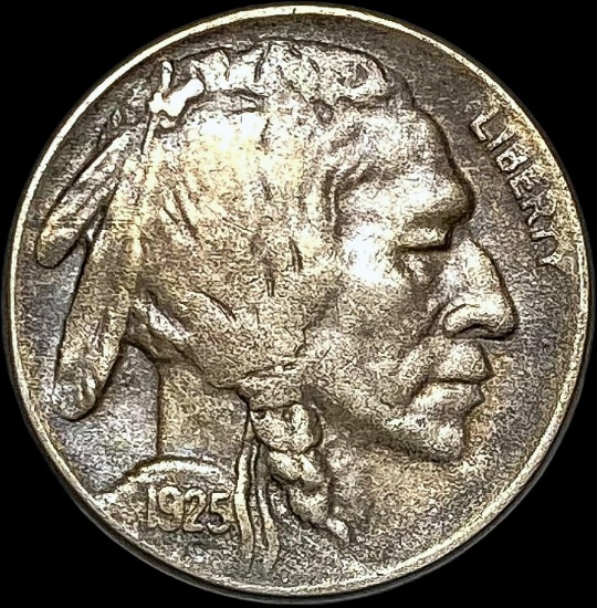 1925-D Buffalo Nickel ABOUT UNCIRCULATED