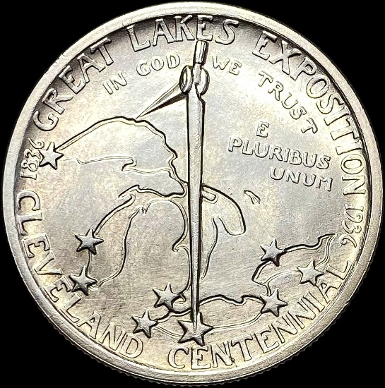 1936 Silver Cleveland Centennial Half Dollar UNCIRCULATED