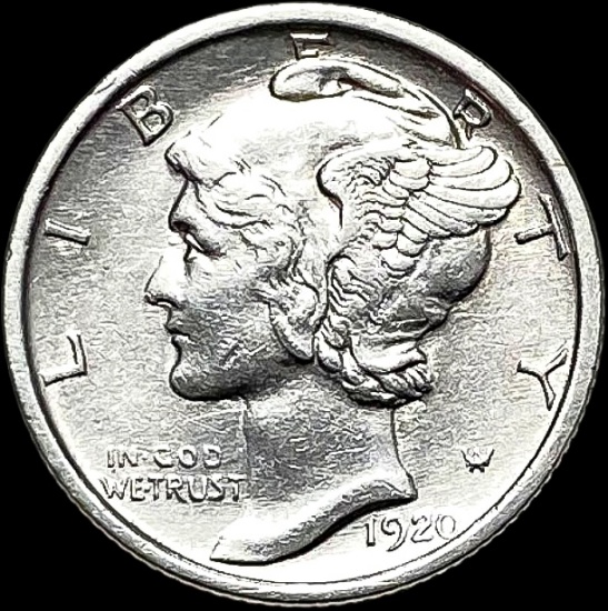 1920 Mercury Dime CLOSELY UNCIRCULATED