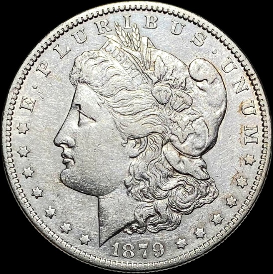 1879-S Silver Morgan Dollar CLOSELY UNCIRCULATED