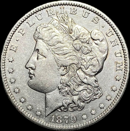 1879-S Silver Morgan Dollar CLOSELY UNCIRCULATED