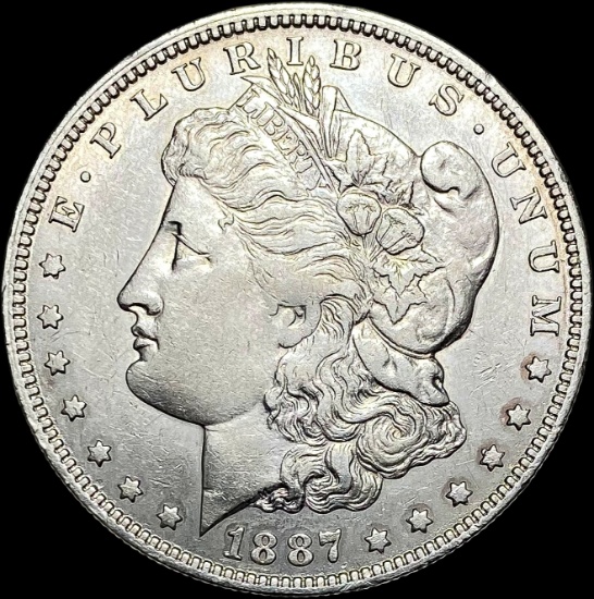 1887 Morgan Silver Dollar CLOSELY UNCIRCULATED