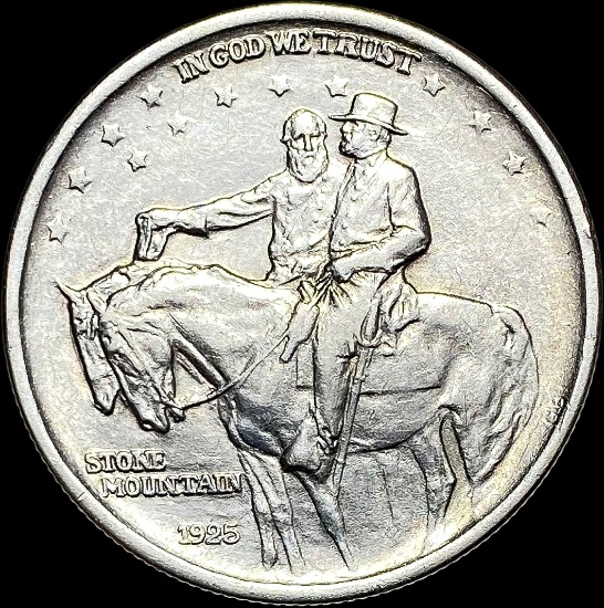 1925 Silver Stone Mountain Half Dollar UNCIRCULATED