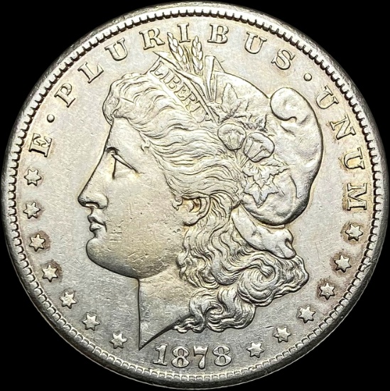 1878-S Silver Morgan Dollar CLOSELY UNCIRCULATED