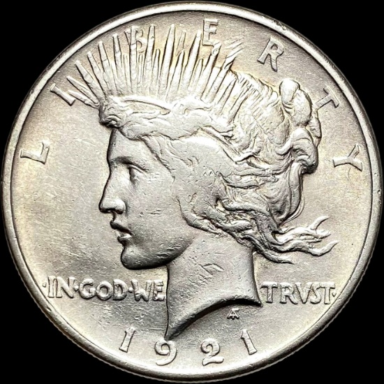 1921 Silver Peace Dollar LIGHTLY CIRCULATED