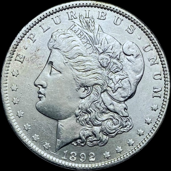1892-S Silver Morgan Dollar CHOICE AU