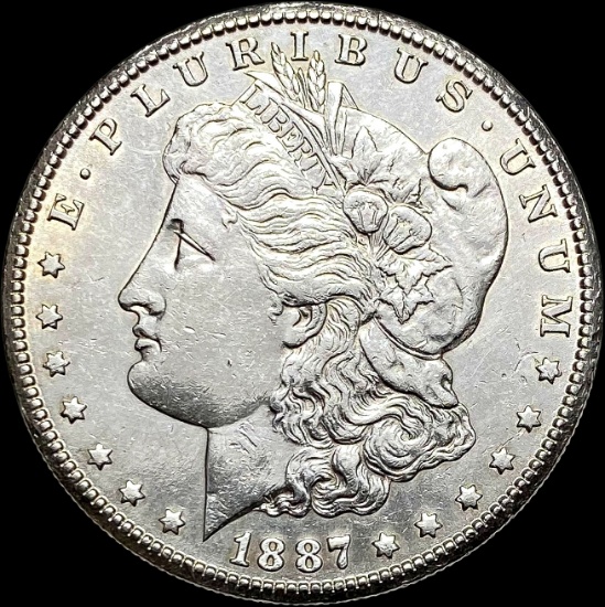 1887-S Silver Morgan Dollar CLOSELY UNCIRCULATED