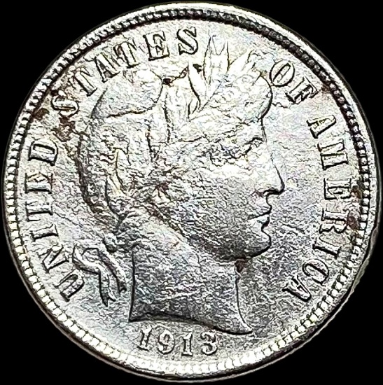 1915-S Silver Barber Dime HIGH GRADE