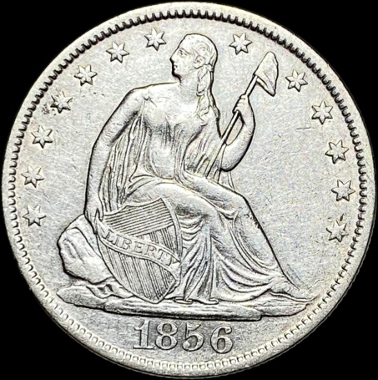 1856-O Silver Half Dollar NEARLY UNCIRCULATED