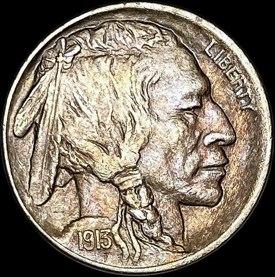 1913-D Buffalo Nickel Type 1 CLOSELY UNCIRCULATED