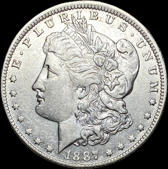 1887 Morgan Silver Dollar CLOSELY UNCIRCULATED