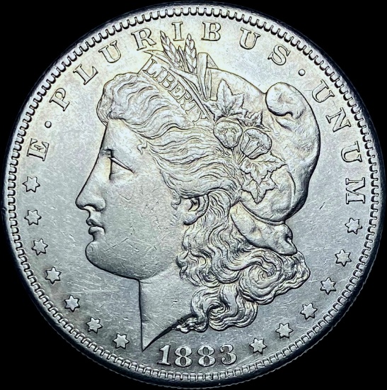 1883-S Silver Morgan Dollar CHOICE AU
