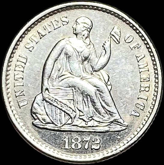 1872-S Silver Half Dime UNCIRCULATED