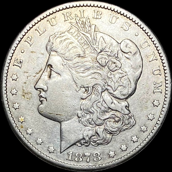 1878-S Silver Morgan Dollar CLOSELY UNCIRCULATED