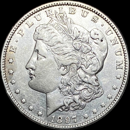 1897-S Silver Morgan Dollar CLOSELY UNCIRCULATED