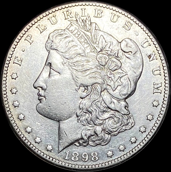 1898-S Silver Morgan Dollar CLOSELY UNCIRCULATED