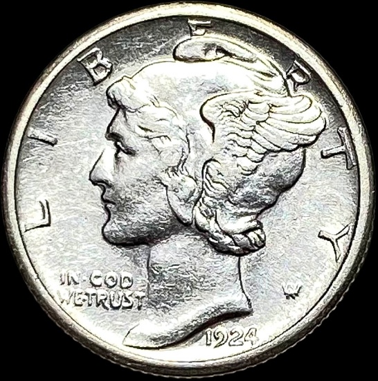 1924 Silver Mercury Dime UNCIRCULATED