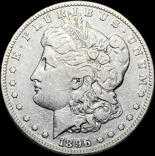 1896-S Silver Morgan Dollar LIGHTLY CIRCULATED