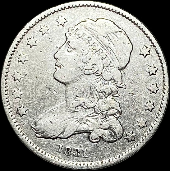 1831 Capped Bust Quarter LIGHTLY CIRCULATED