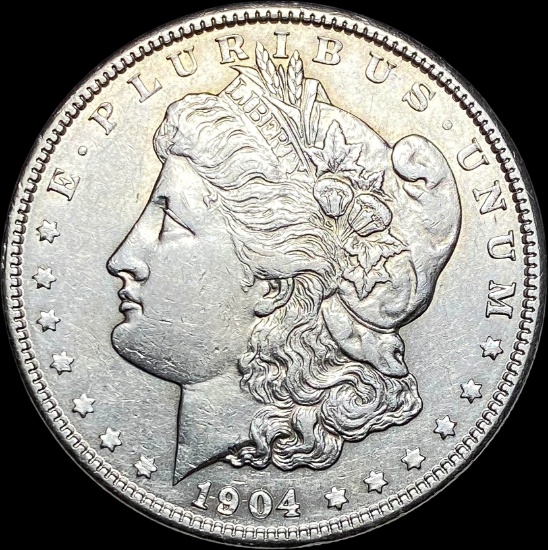 1904 Morgan Silver Dollar CLOSELY UNCIRCULATED