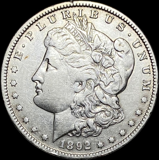 1892-S Silver Morgan Dollar NEARLY UNCIRCULATED
