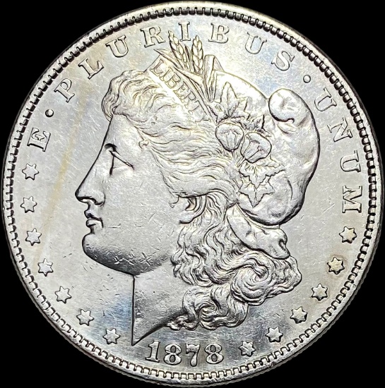 1878-S Silver Morgan Dollar CLOSELY UNCIRCULATED