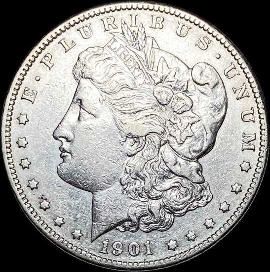 1901-S Silver Morgan Dollar CLOSELY UNCIRCULATED