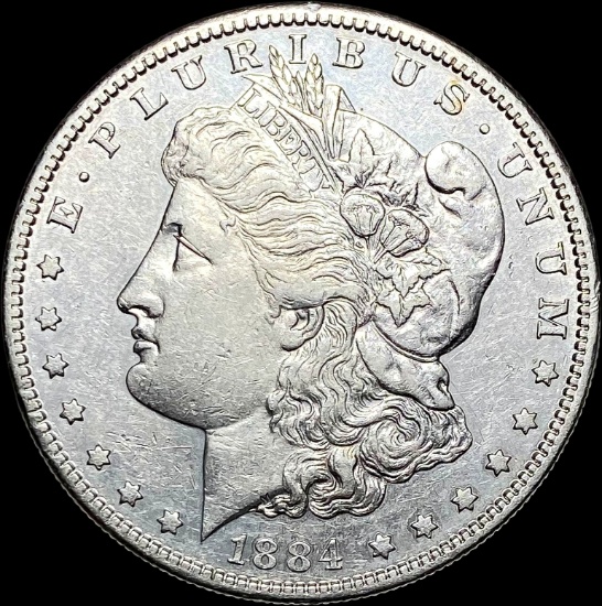 1884-S Silver Morgan Dollar CLOSELY UNCIRCULATED