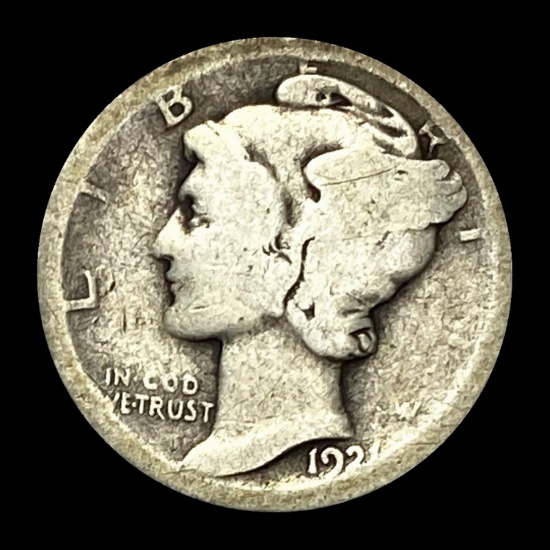 1921 Mercury Dime NICELY CIRCULATED