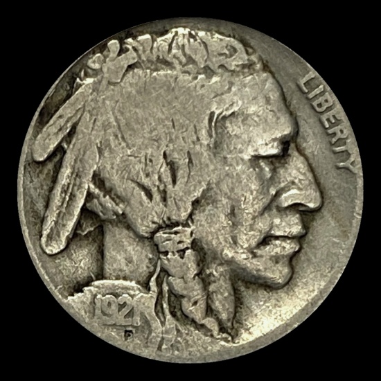 1921-S Buffalo Nickel NICELY CIRCULATED