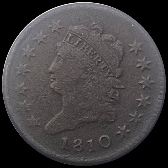 1810 Classic Head Large Cent HIGH GRADE