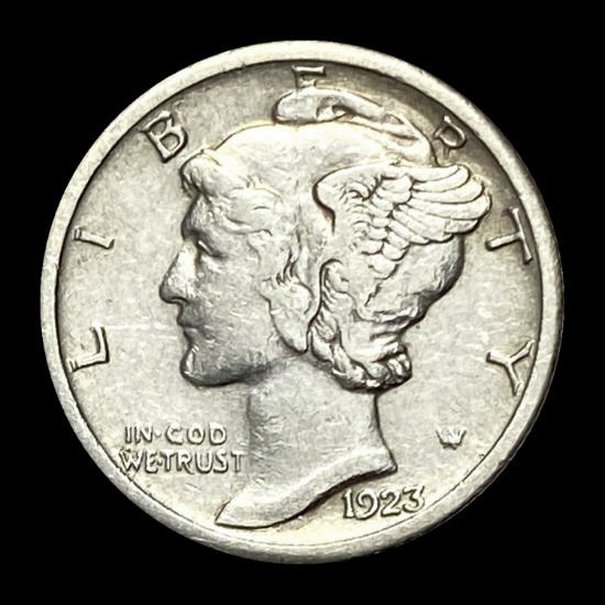 1923-S Mercury Dime CLOSELY UNCIRCULATED