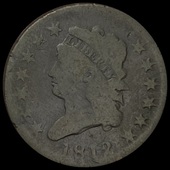 1812 Classic Head Large Cent LIGHTLY CIRCULATED